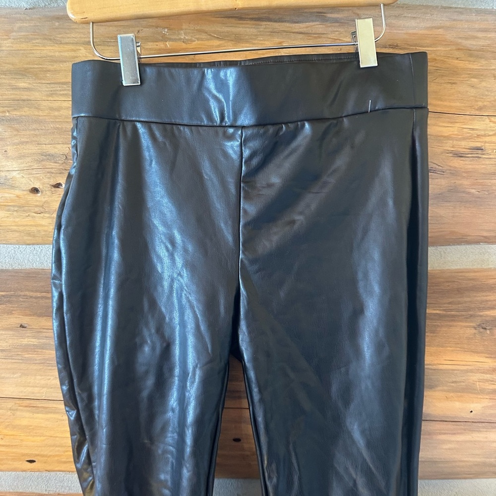 Loft Faux Leather Leggings - Picture 3 of 4
